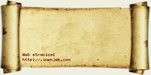 Una Jakšić vizit kartica